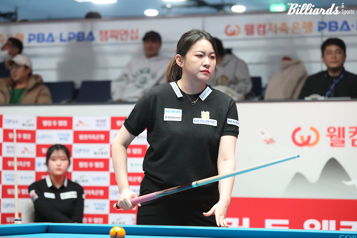 김민아는 4세트 막판에 끝내기 7점타로 승부를 마무리하며 준결승 진출에 성공했다.