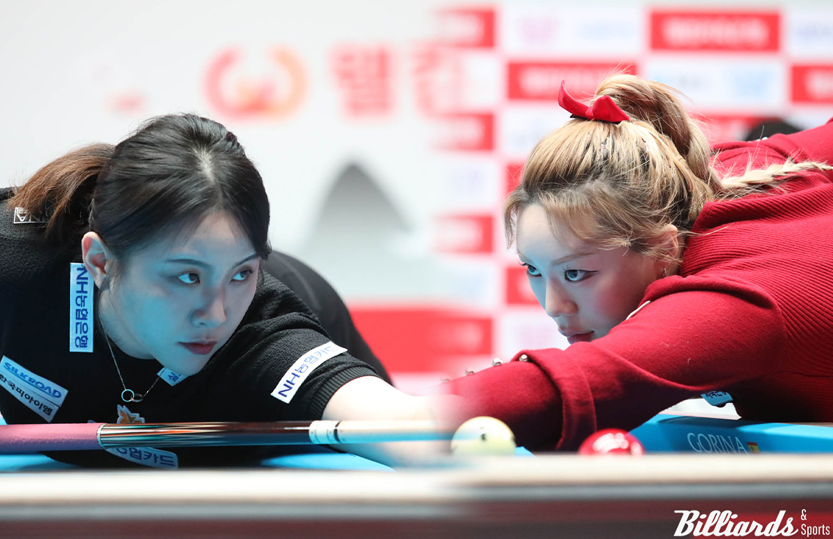 김민아(NH농협카드·왼쪽)와 김예은(웰컴저축은행·오른쪽)이 이번 대회 준결승에서 맞붙는다.