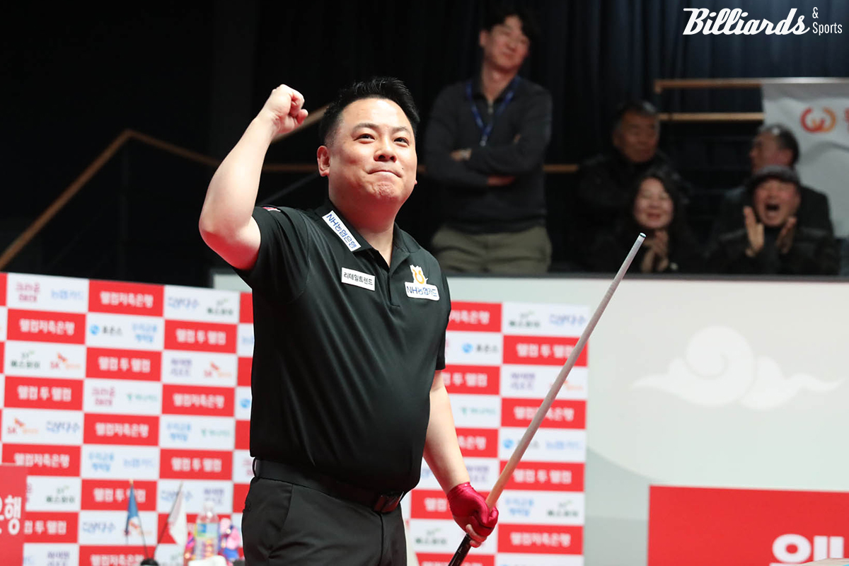 조재호(NH농협카드)가 24-25시즌 마지막 정규투어 '웰컴저축은행 PBA 챔피언십'에서 마침내 결승에 진출했다.  사진=고양/이용휘 기자