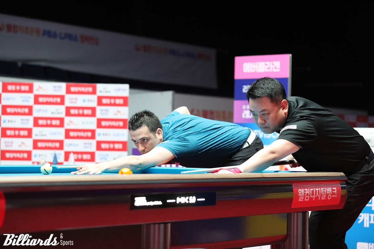 조재호 대 사파타의 준결승전 뱅킹.