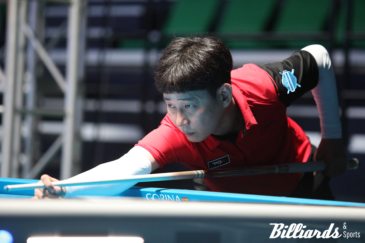 '드림투어 파이널' 9조 1위를 차지한 정성윤. 20-21시즌 개막전서 '깜짝 준우승'을 일군 정성윤은 당시 마민캄과의 4강전서 승리했으나 오성욱에 패배해 준우승을 차지했다. 사진=빌리어즈앤스포츠 DB