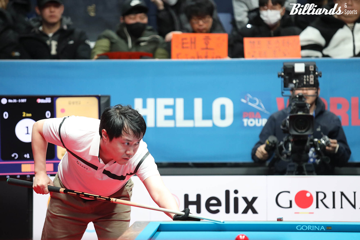 결승에서 김태호2는 침착하게 경기를 운영하며 완승을 거뒀다.