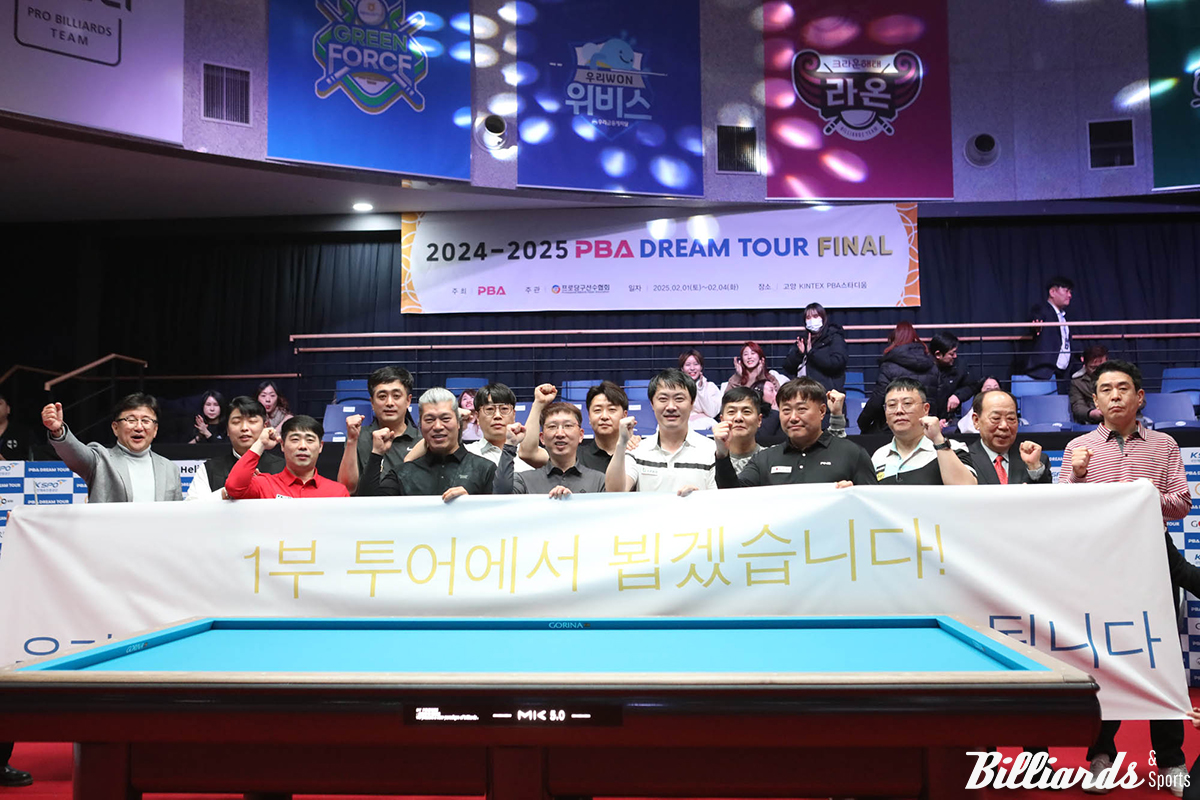 다음 시즌 1부 투어로 승격된 드림투어 상위 20명 선수들.