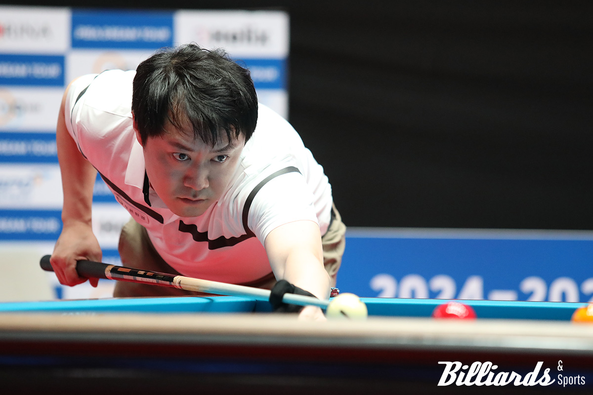 '2024-2025 PBA 드림투어 파이널' 결승전에서 경기 중인 김태호2.