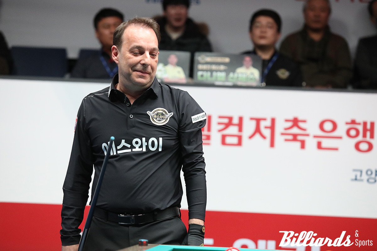 다니엘 산체스(에스와이)가 3일차에 5라운드 첫 승리를 올리며 팀 승리를 이끌었다. 사진=고양/이용휘 기자