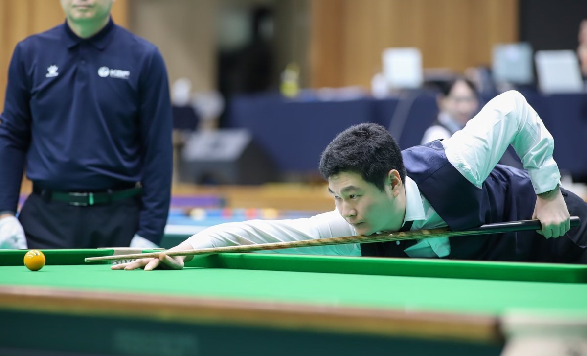 SOOP이 스누커 국가대표 박용준(전남당구연맹·사진)과 허세양(충남체육회)을 공식 후원한다.  사진=SOOP 제공