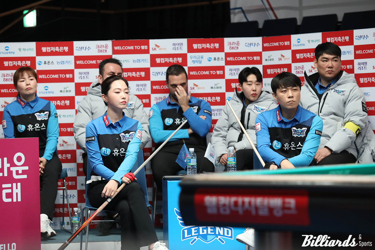 세트스코어 0-2에서 3세트와 4세트 혼합복식, 5세트 단식전을 따내며 3-2로 역전했던 휴온스는 마지막 고비를 넘기지 못했다.