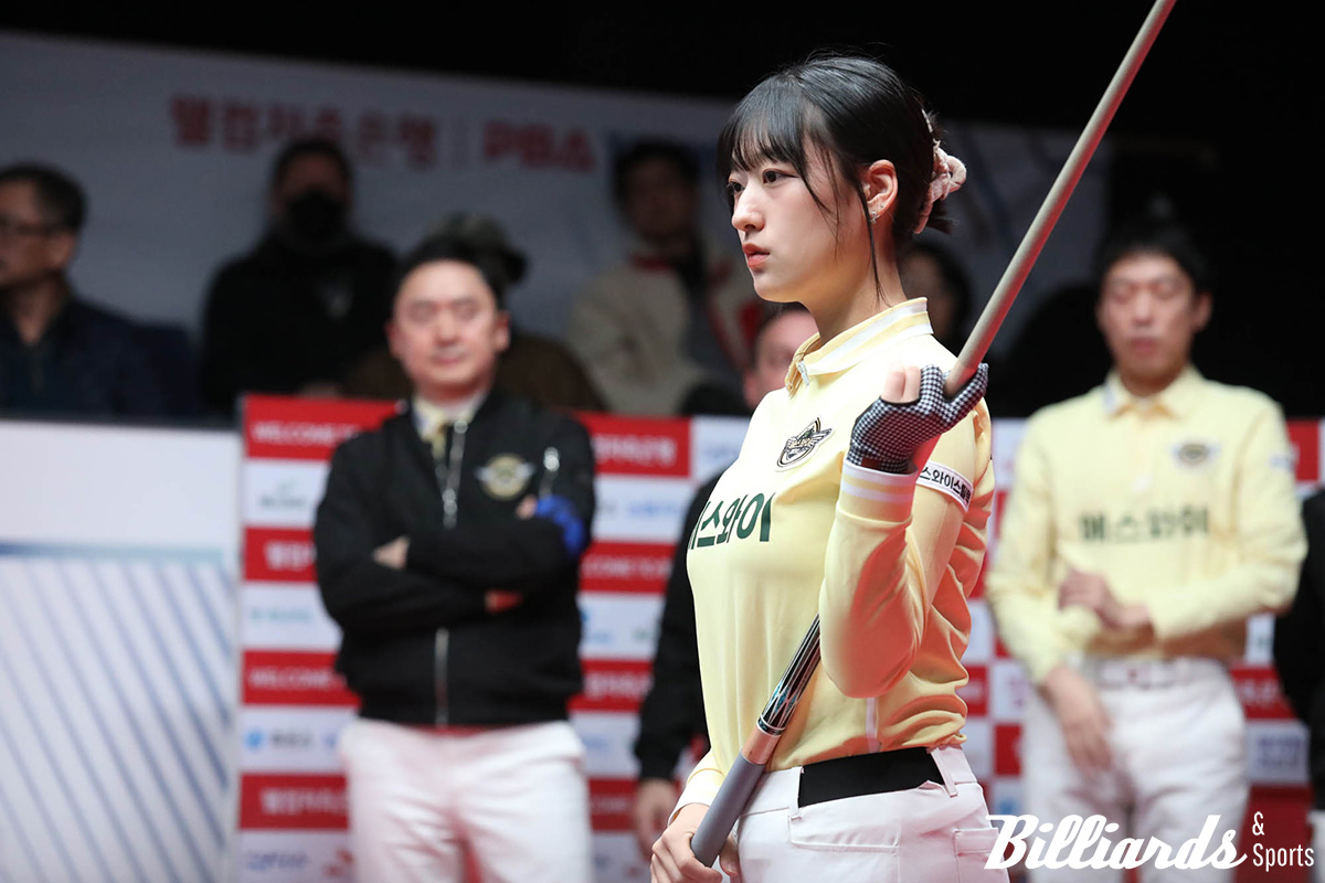 2세트에 출전한 장가연(에스와이)