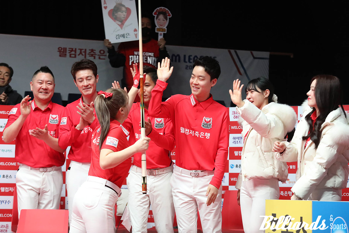 웰컴저축은행이 8일차 경기에서 우리금융캐피탈을 꺾고 정규리그 4위에 올랐다. 사진=고양/이용휘 기자