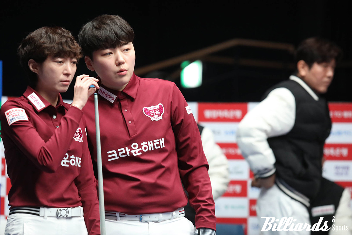 임정숙과 백민주(크라운해태)는 이날 각각 2세트-6세트, 2세트-4세트에 활약하며 팀 승리에 기여했다. 사진=고양/이용휘 기자