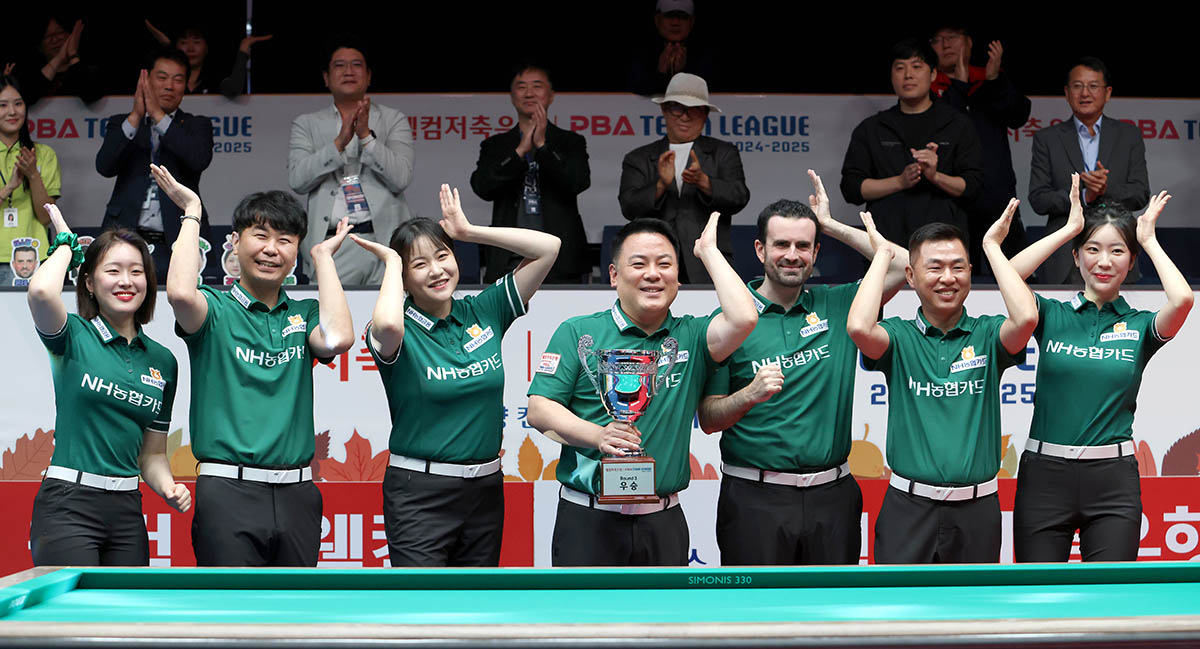 3라운드 우승을 차지한 NH농협카드.