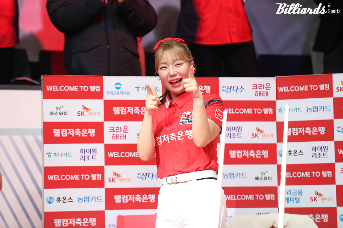 김예은은 4라운드 마지막 경기부터 와일드카드 1차전까지 6세트 여자단식에서 7연승을 달리고 있다.