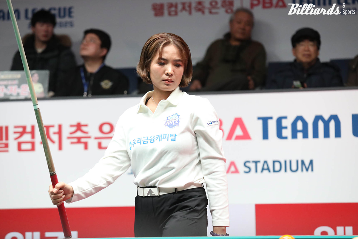 스롱은 이번 시즌 웰컴저축은행전 1라운드와 2라운드 6세트에서 최혜미를 두 차례 꺾었다.