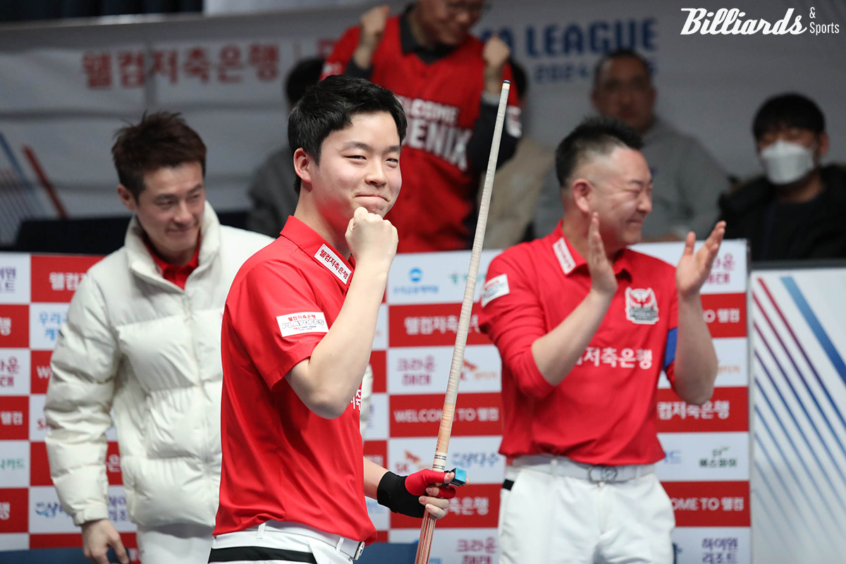 웰컴저축은행은 이날 경기에서 김영원이 3세트를 유일하게 승리했다.