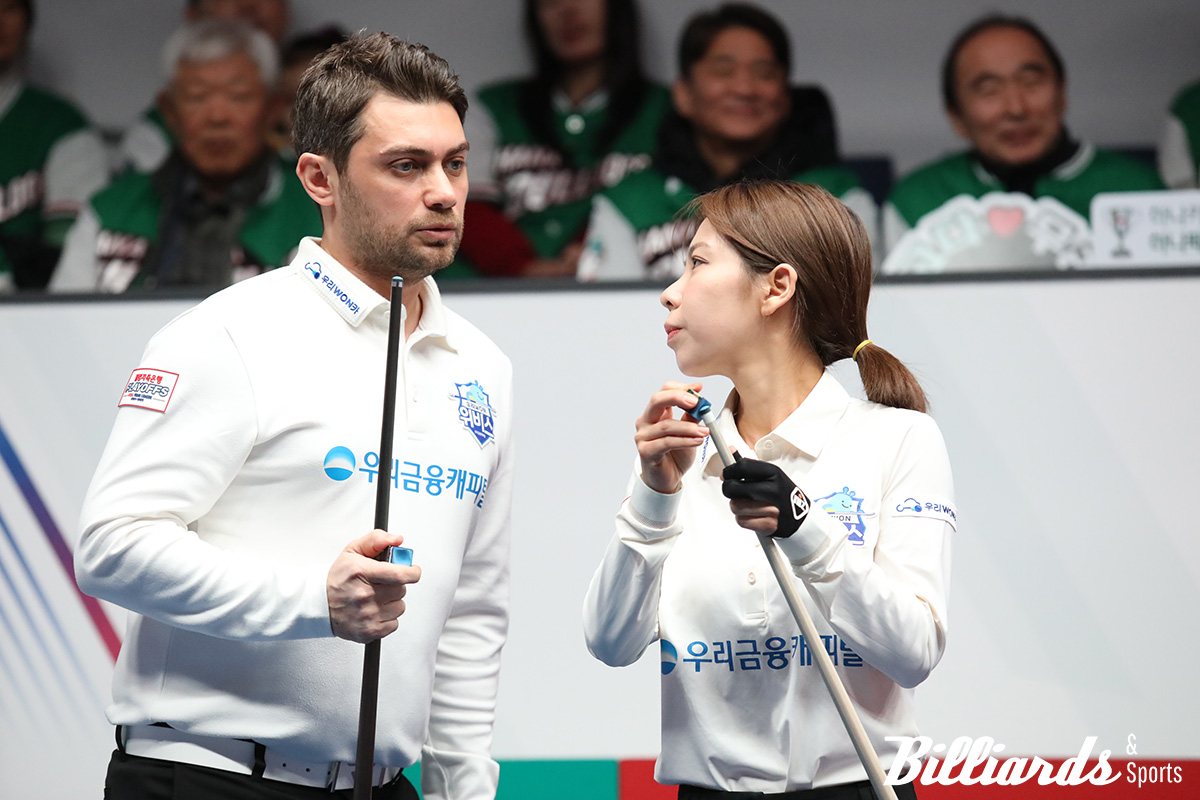 잔 차파크와 김민영(우리금융캐피탈)