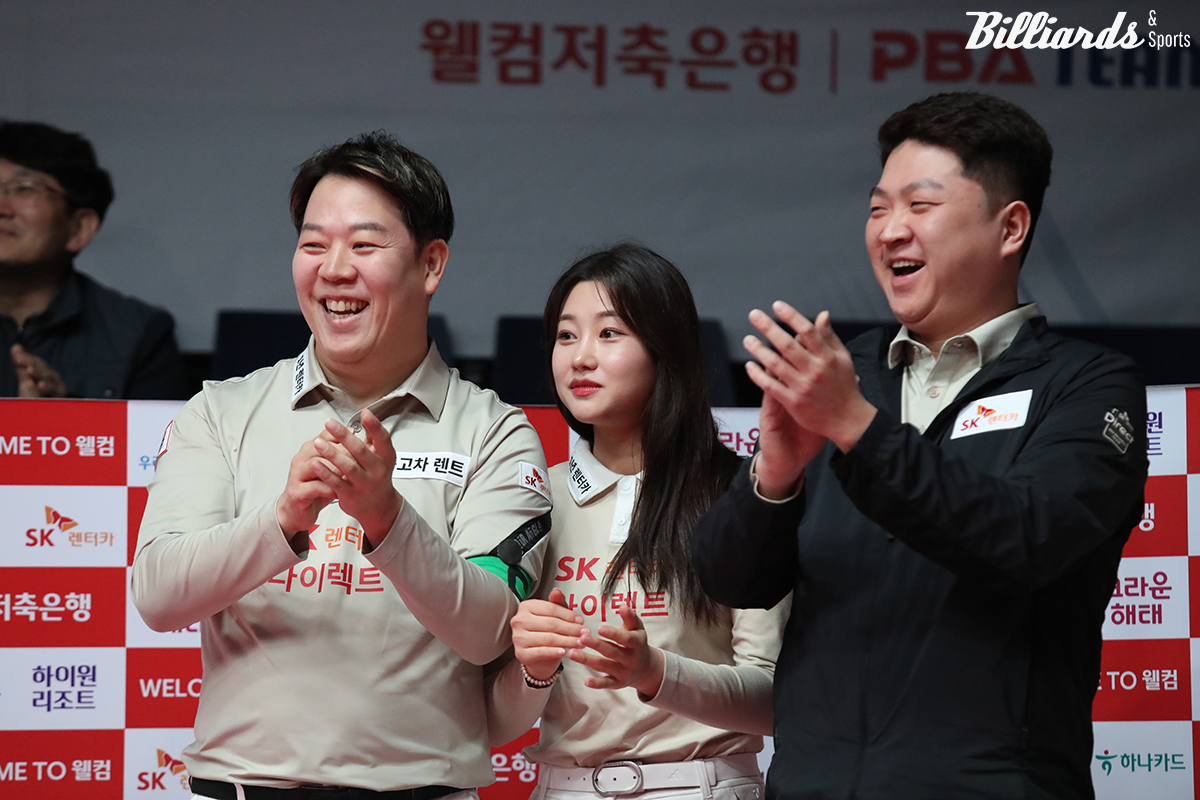 SK렌터카는 4-2로 승리한 1차전과 4-1로 승리한 3차전과 같은 오더로 이번 4차전에서 우승에 도전한다.