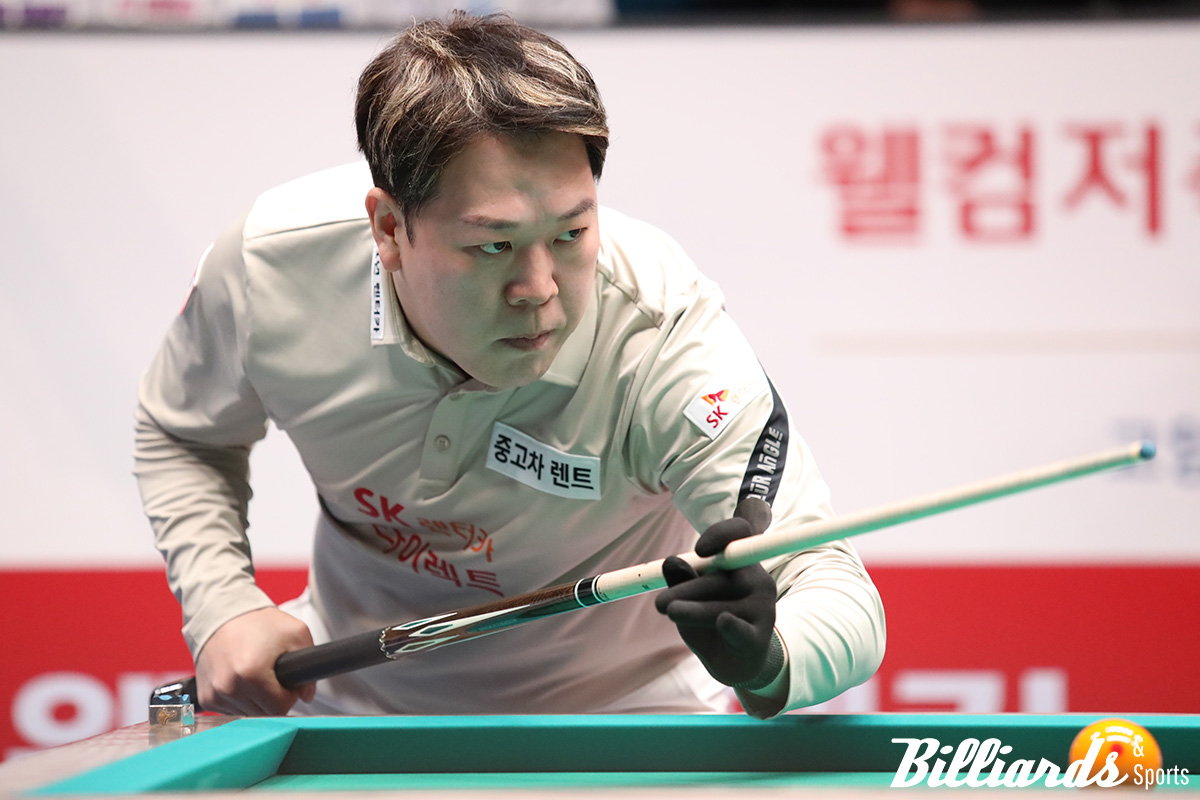 3차전 3세트에서 승리한 강동궁(SK렌터카)