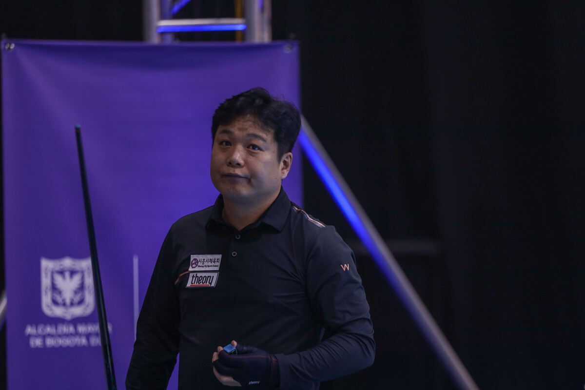 1승 1패로 2위에 머문 한국의 서창훈(시흥체육회).