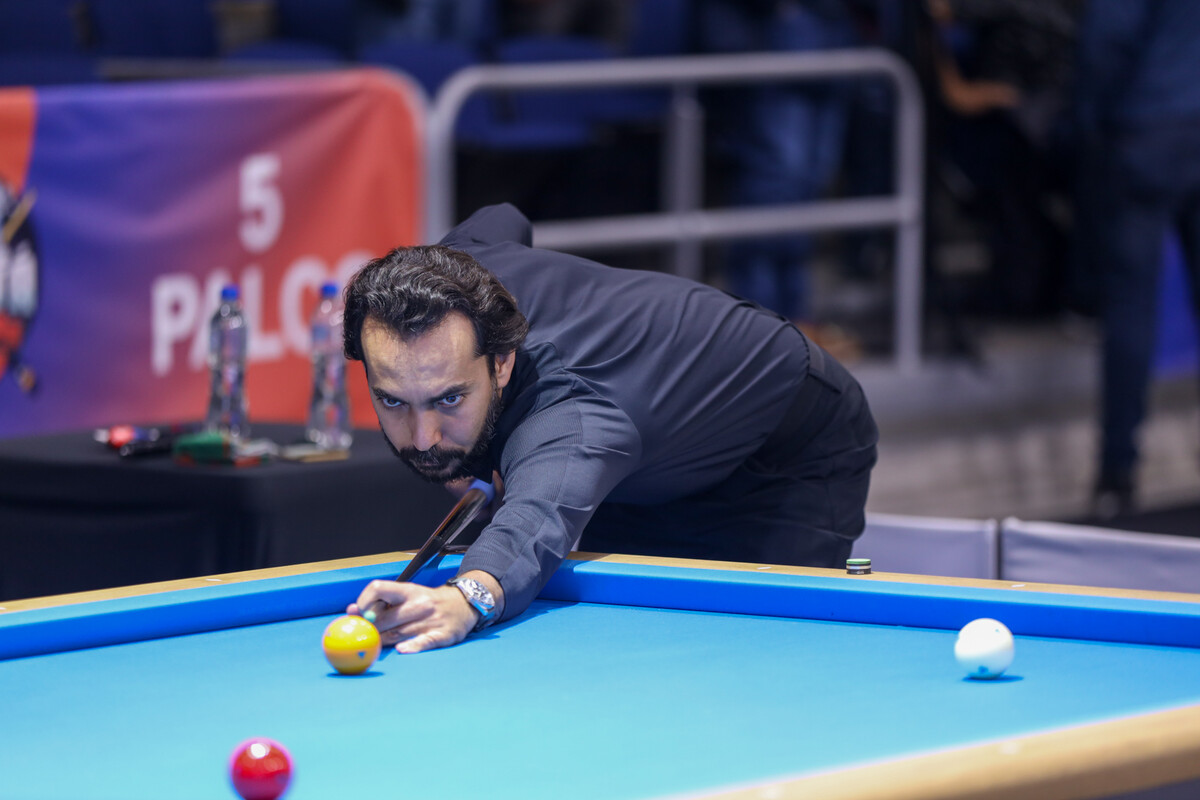 막판 하이런 10점타로 허정한에게 극적인 역전승을 거두며 H조 1위를 차지한 사미흐 시덤(이집트).