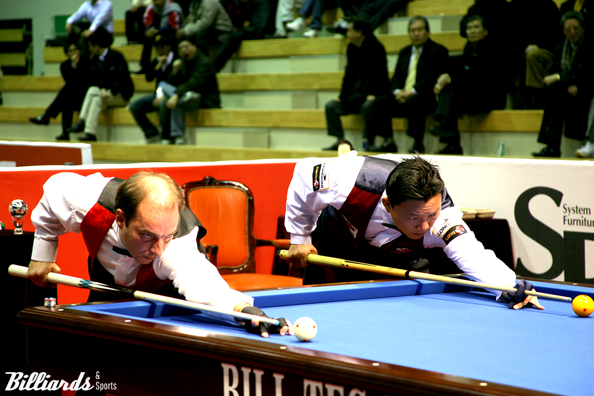 베트남이 처음 3쿠션 사대천왕의 아성에 도전했던 2007년 '수원 당구월드컵' 결승전. 이 대회에서 깜짝 돌풍을 일으킨 베트남의 쩐찌타인은 다니엘 산체스(스페인)에게 져 준우승에 그쳤다.  빌리어즈앤스포츠 DB