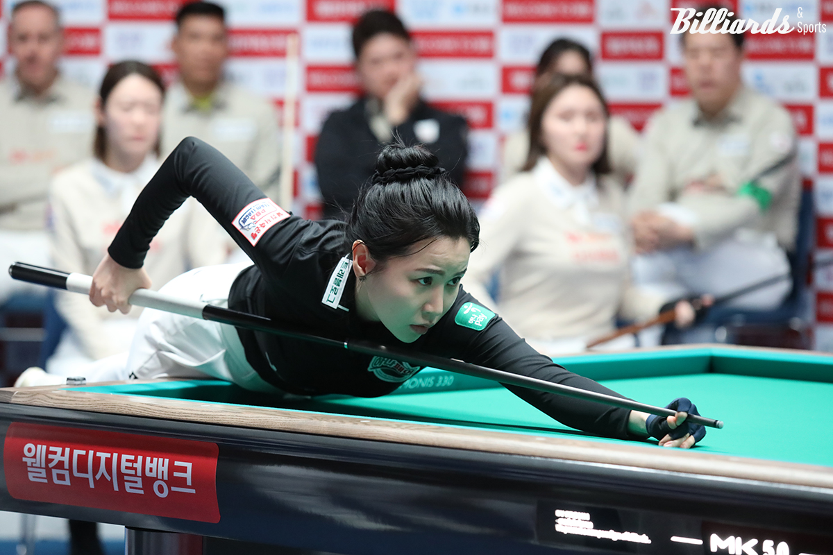 김진아는 김가영과 김예은에게 준결승에서 한 번씩 패하면서 두 번의 결승 진출 기회를 놓쳤고, 이번 월드챔피언십에서 두 선수를 상대로 복수를 노리고 있다.