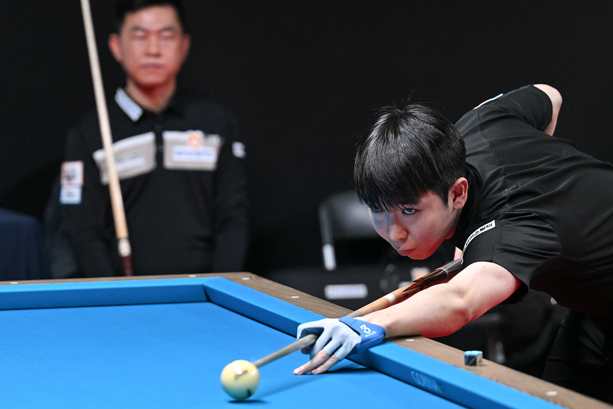 모리 유스케(에스와이)는 첫날 조별리그 경기에서 