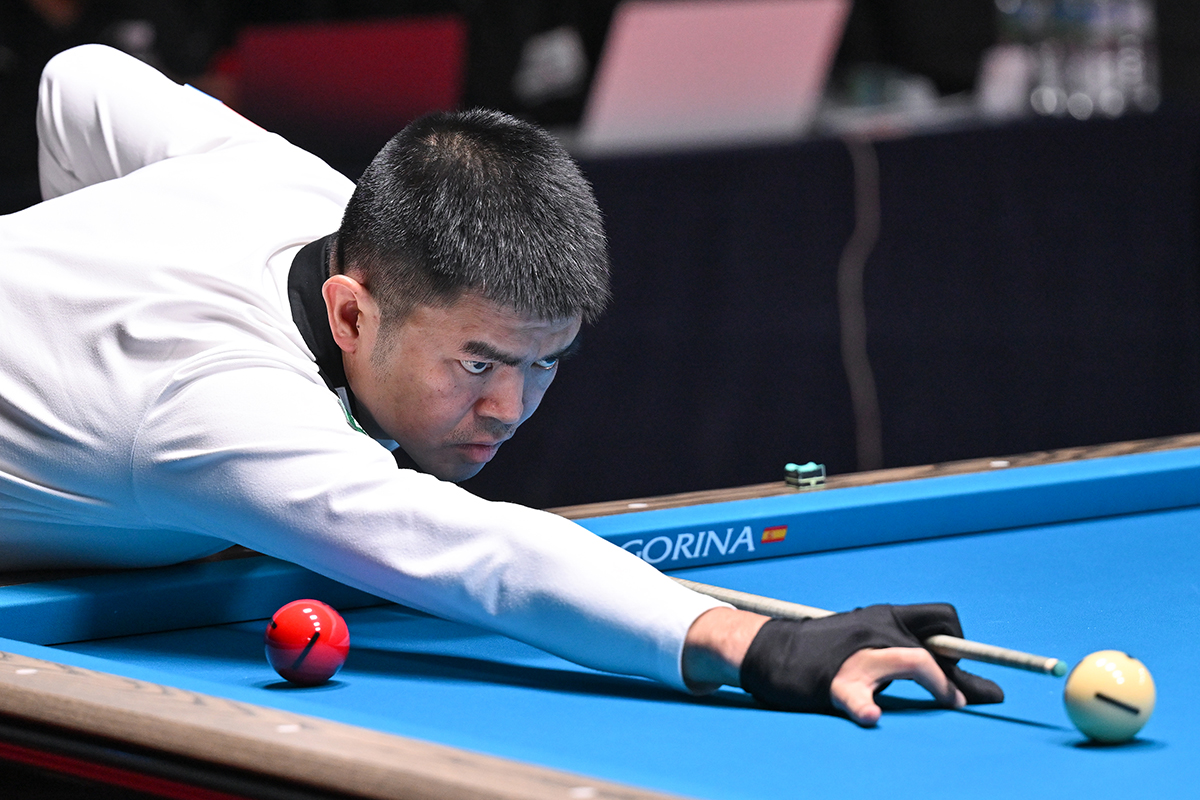 우승 후보 다비드 사파타(우리금융캐피탈)에게 5세트에 1점차로 극적인 역전승을 거둔 베트남의 응우옌꾸옥응우옌(하나카드).