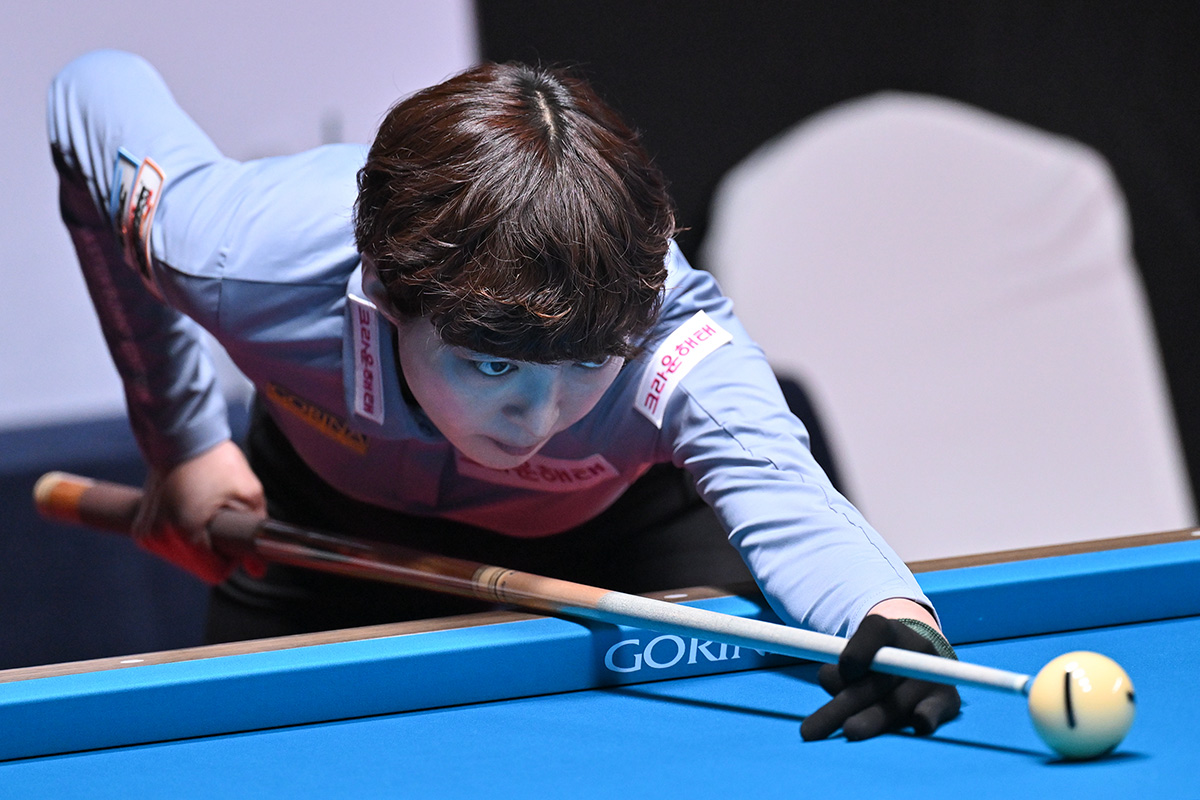 임정숙은 1, 2세트를 모두 역전승으로 따내며 1승을 거두고 조 2위에 올랐다.