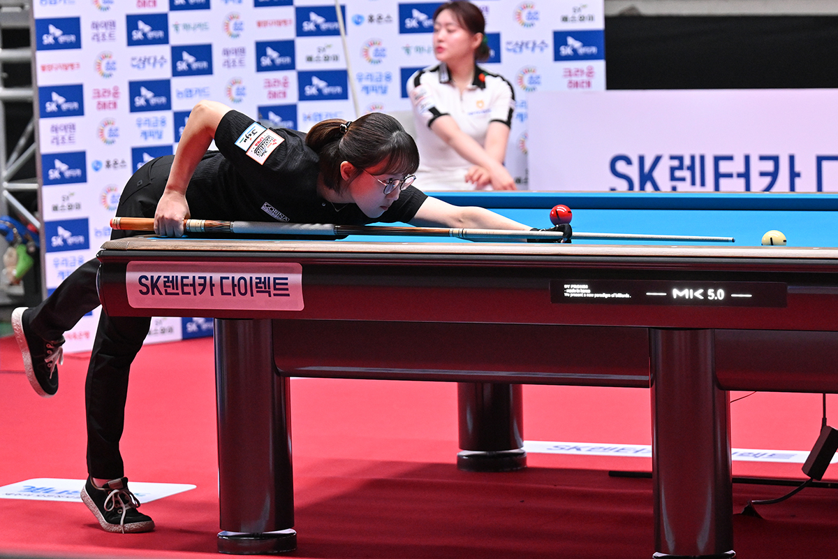 장혜리는 지난 시즌 월드챔피언십 조별리그에서 우승자 김가영(하나카드)에게 유일한 1패를 안기기도 했다.