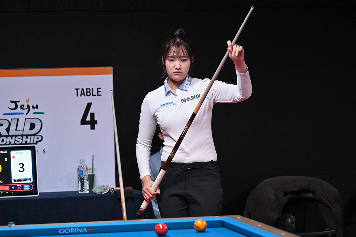 권발해는 첫 출전한 월드챔피언십에서 두 경기를 모두 아깝게 패하며 2패로 탈락이 확정됐고, 조별리그 마지막 경기에서 한지은과 맞대결을 남겨두고 있다.