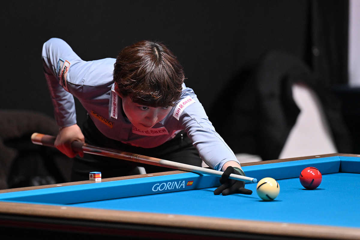 임정숙(크라운해태)은 1승 1패를 기록하며 G조에 남은 한 장의 본선행 티켓을 놓고 이우경과 승부를 벌인다. 