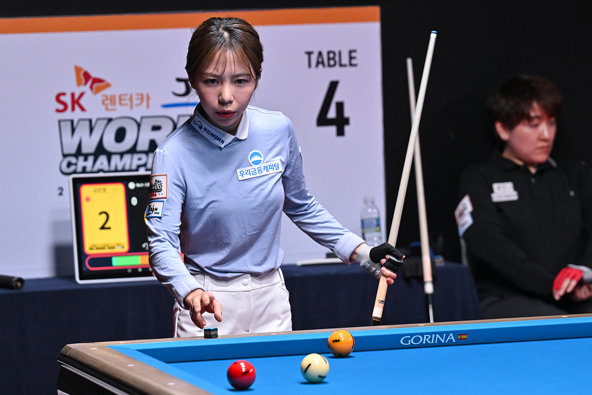 2패로 탈락이 확정된 김민영은 조별리그 마지막 경기에서 스롱과 승부를 벌인다.