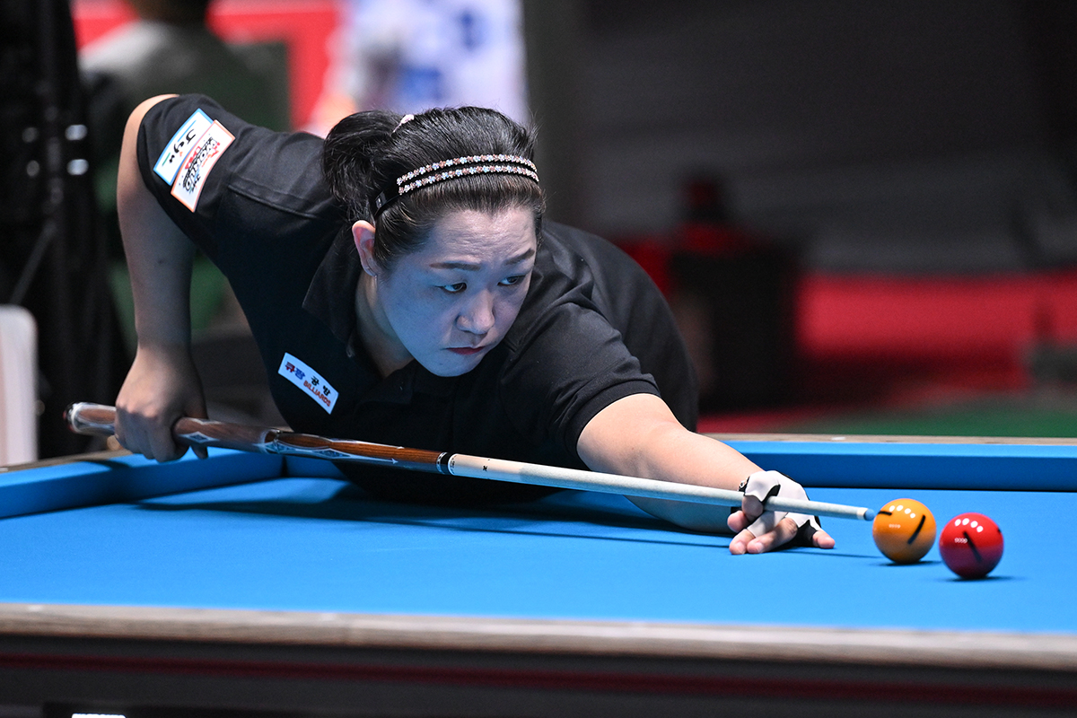 E조에서 김정미와 최종전을 치르는 오지연.