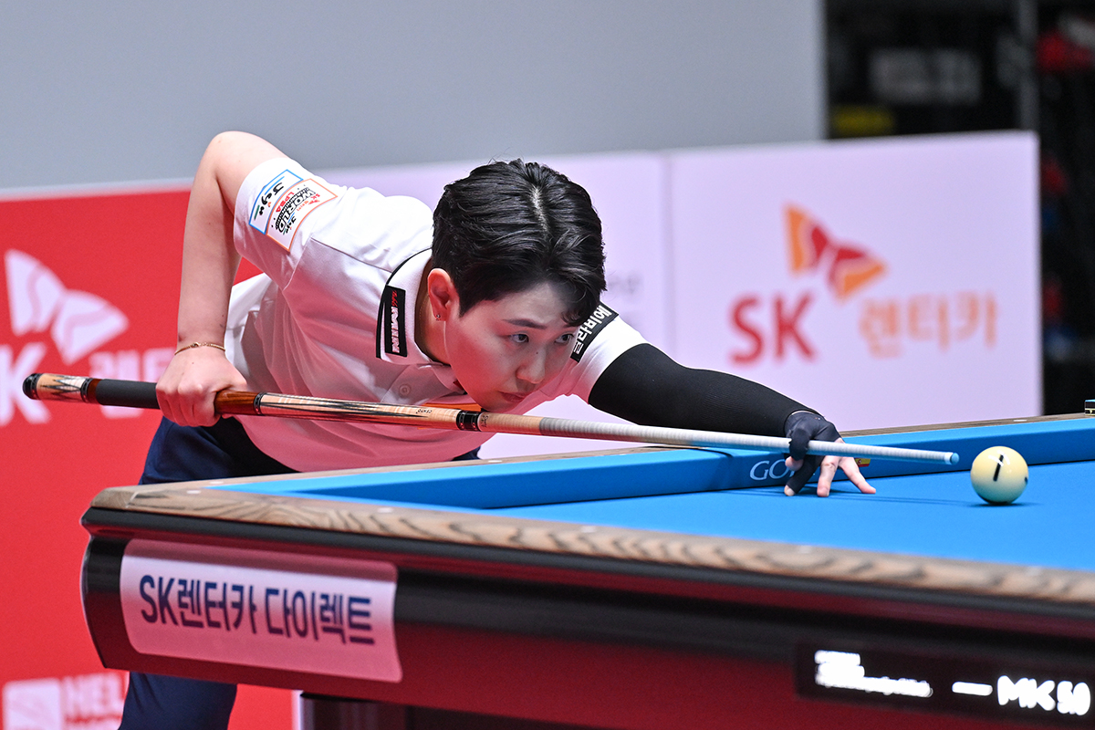 김세연은 지난 시즌 월드챔피언십 8강에서 패했던 이미래를 상대로 조별리그 통과가 걸린 최종전을 치른다.