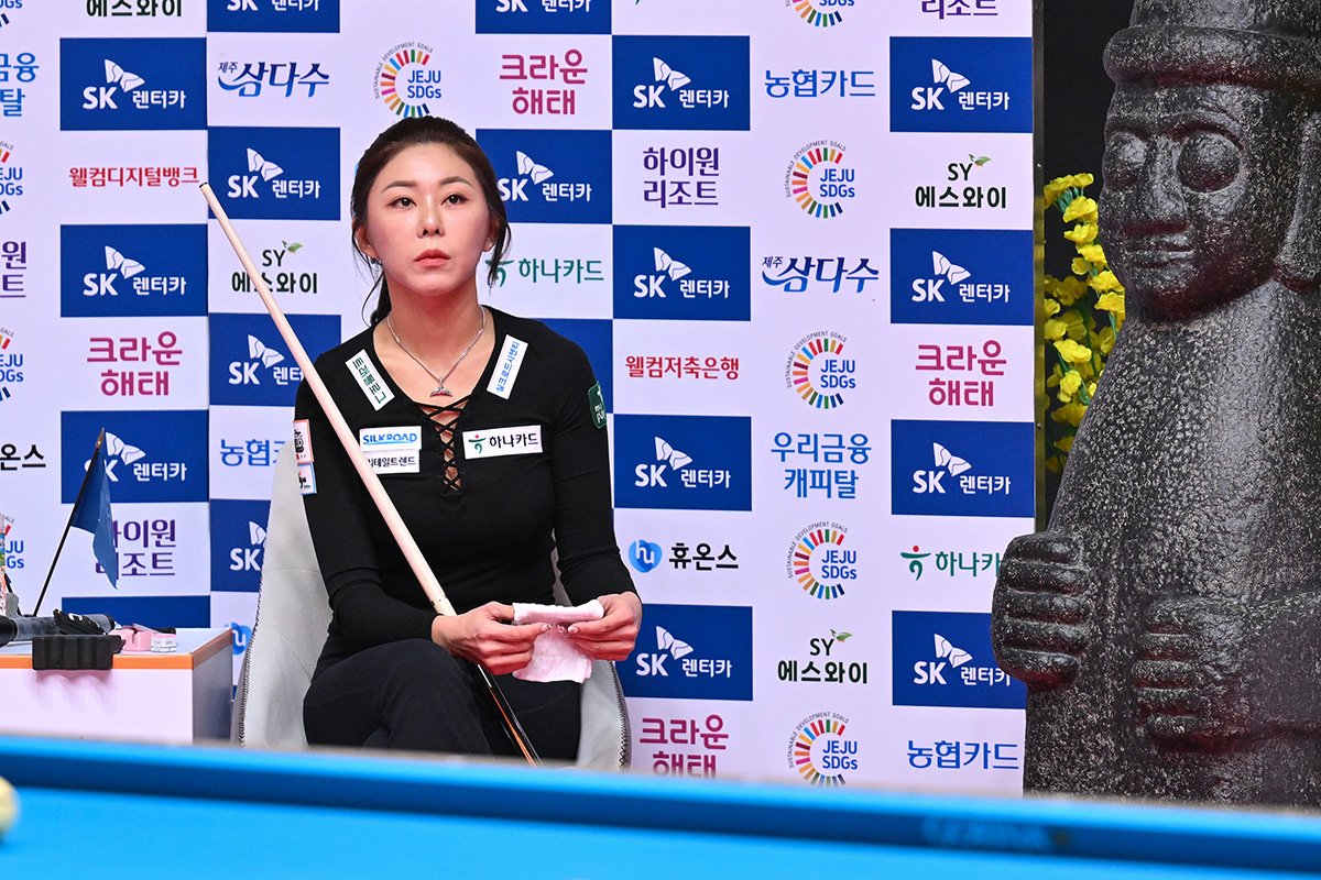 애버리지 0.786을 올리며 부진한 모습을 보인 김가영.