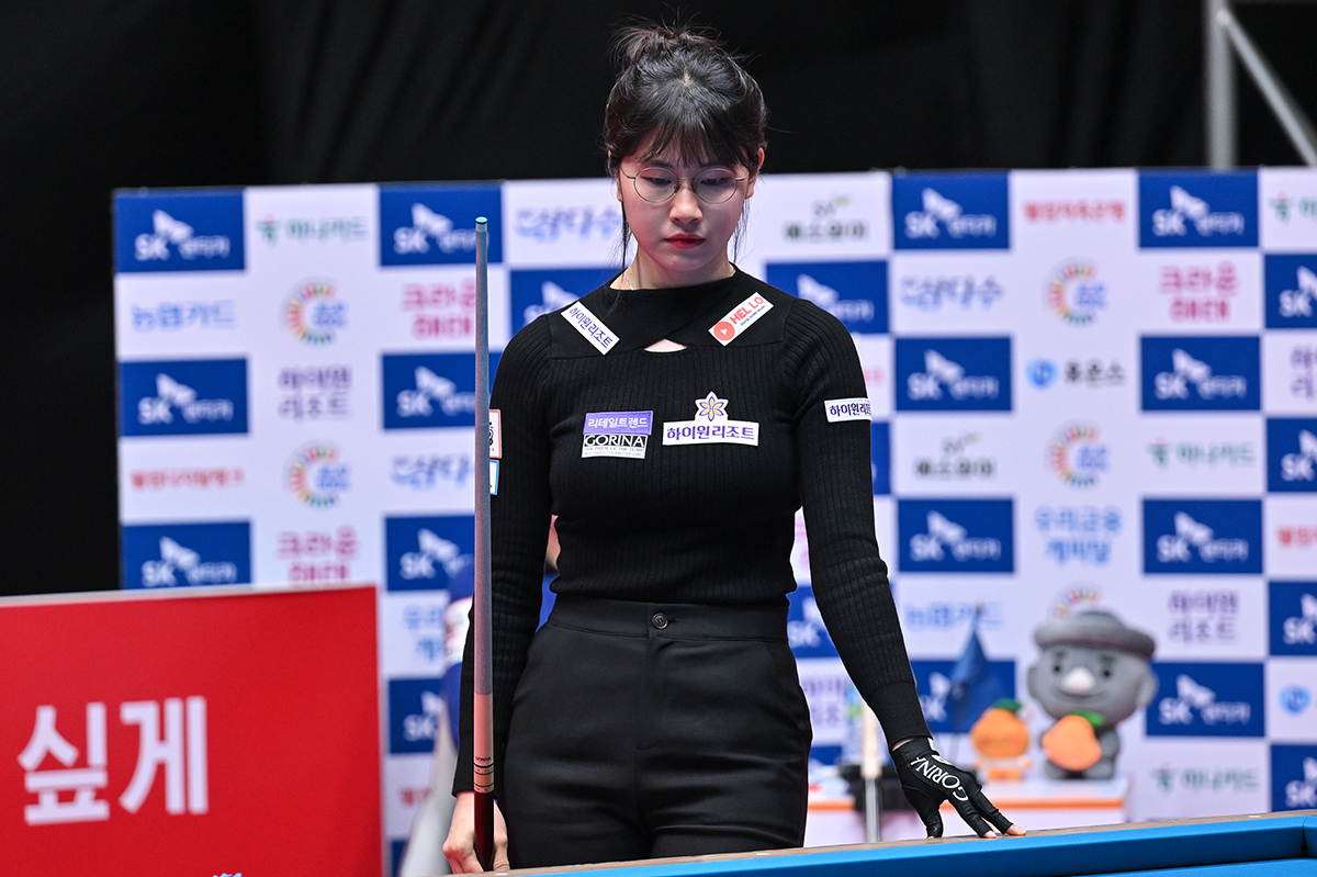 이미래(하이원리조트)는 1세트를 10:2로 앞서다가 역전당하면서 2세트까지 무너져 아쉽게 16강에 올라가지 못했다.