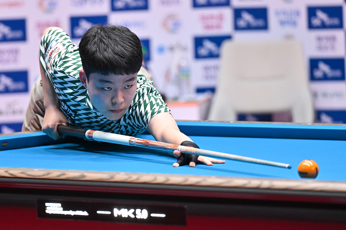 3전 전승으로 본선 16강에 오른 김영원