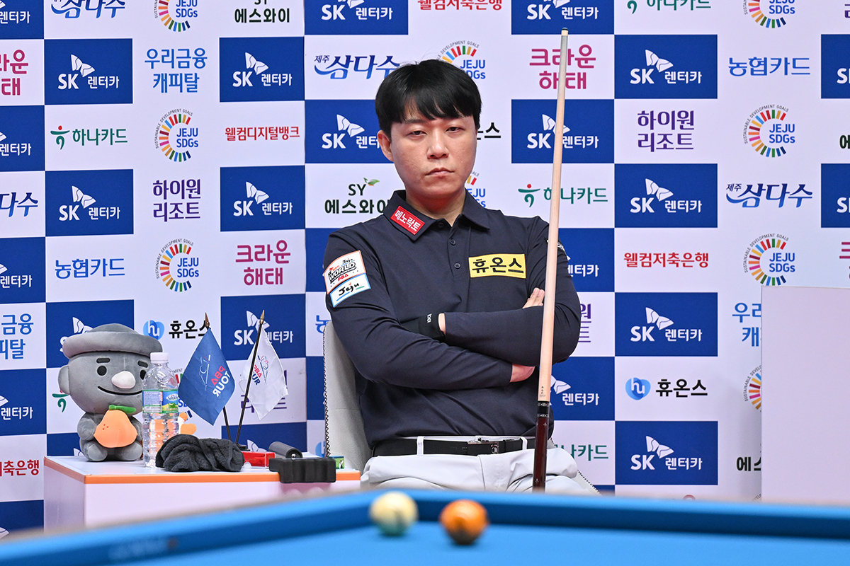 16강에서 아쉽게 패한 최성원(휴온스).