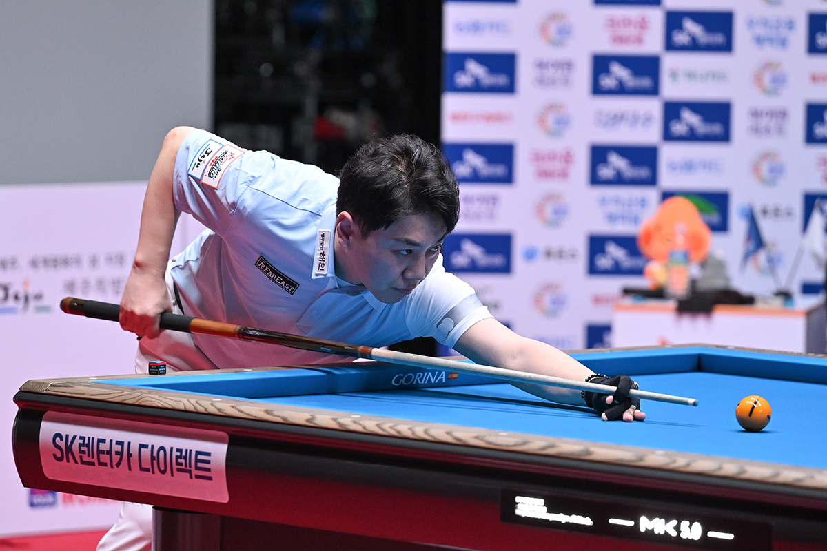 사이그너에게 패해 16강에서 탈락한 김종원.