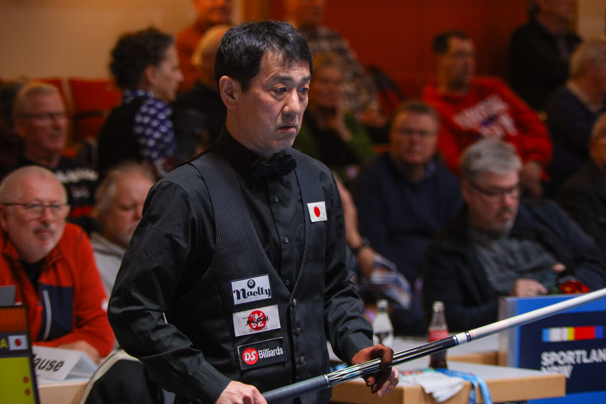 조명우를 상대로 노련한 경기 운영으로 승리를 거둔 우메다 류지(일본).