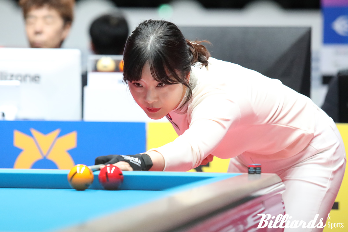 3, 4세트를 1점 차로 따낸 김상아.