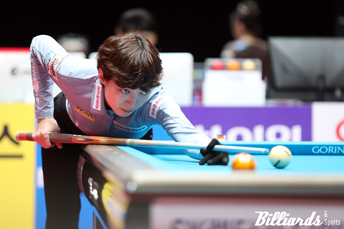 월드챔피언십에서 김가영에게 두 번째 패배를 당한 임정숙(크라운해태)