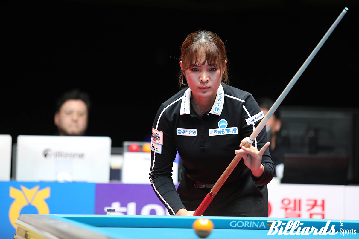 스롱 피아비(우리금융캐피탈)은 끈질기게 김세연(휴온스)를 따라붙은 끝에 3-2 승리를 거두고 준결승에 올랐다. 