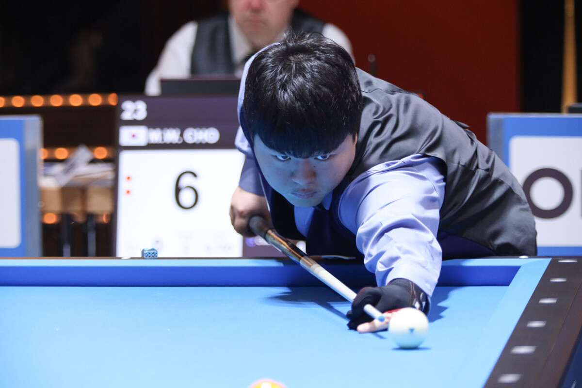 이번 팀선수권에서 부진한 조명우(실크로드시앤티-서울시청).