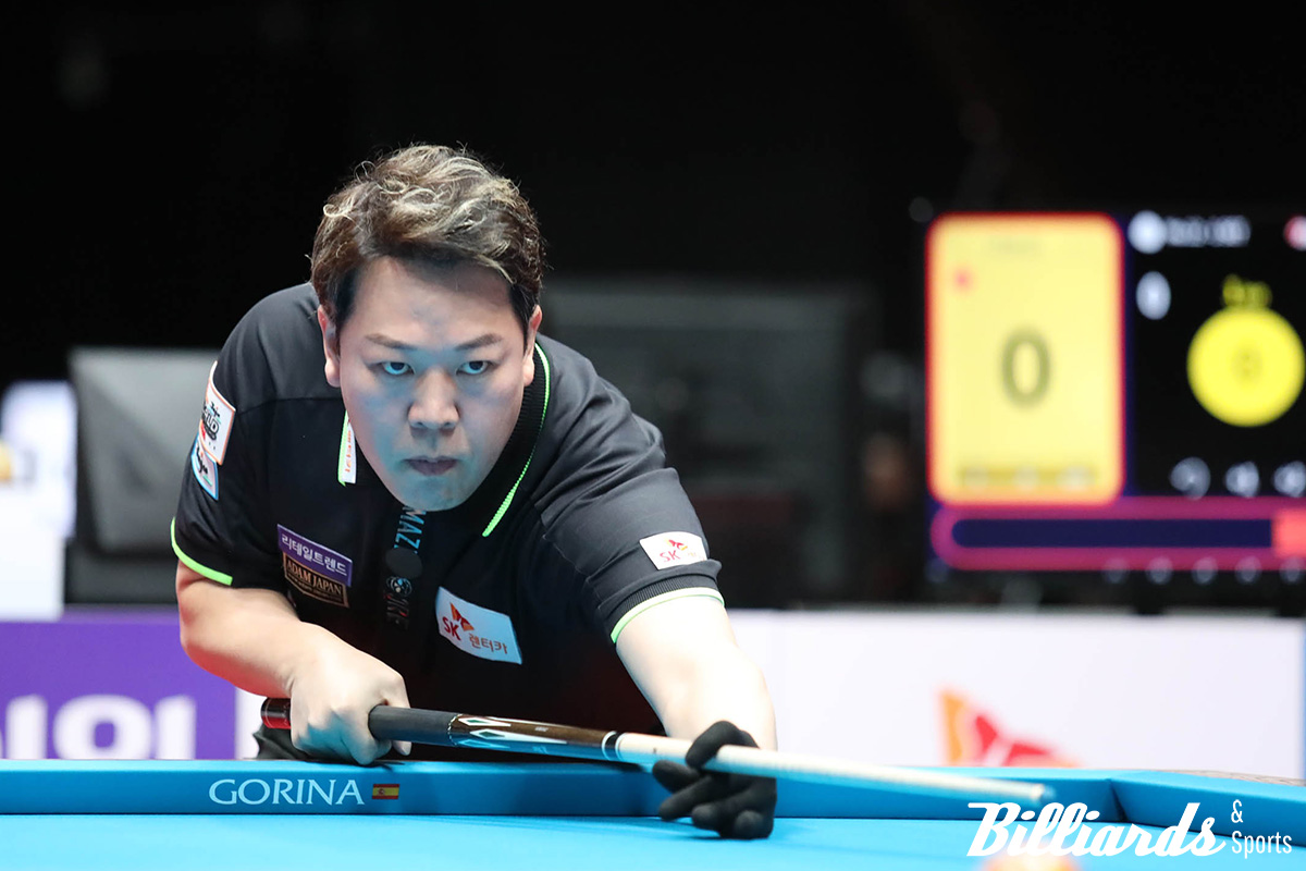 모리 유스케(에스와이)를 꺾고 준결승에 오른 강동궁(SK렌터카). 사진=제주/이용휘 기자