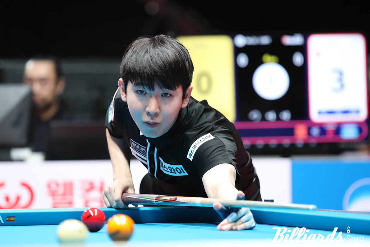 조건휘(SK렌터카), 마민껌(NH농협카드), 김종원, 최성원(휴온스)을 연파한 모리 유스케가 강동궁을 넘지 못하고 8강에서 무너졌다.