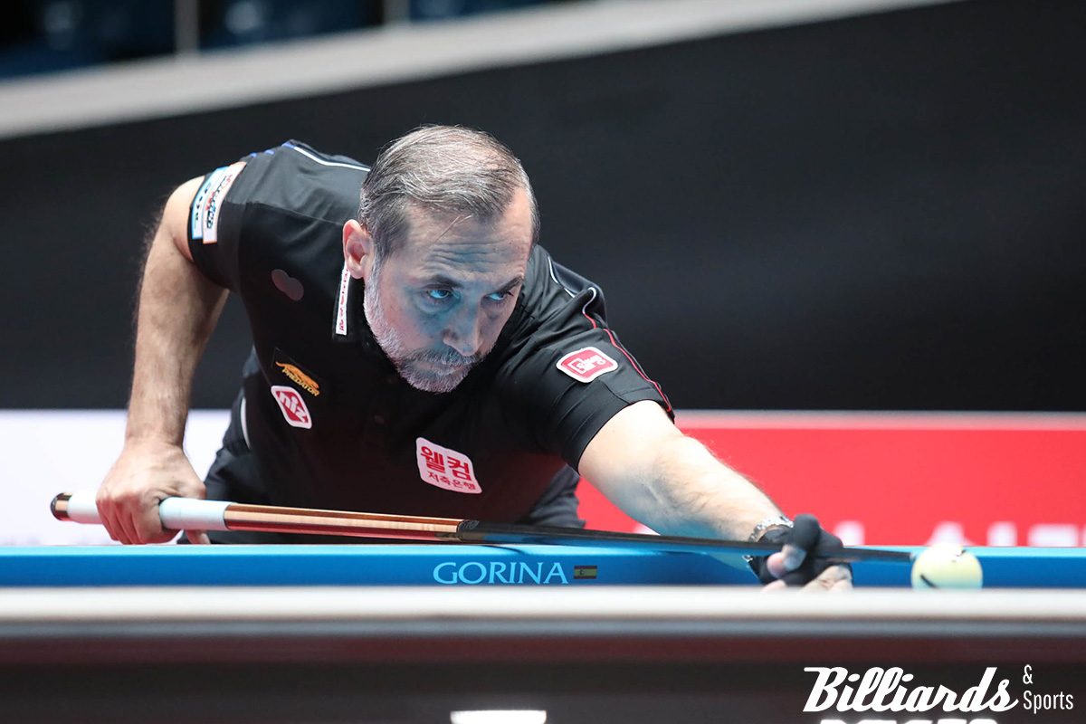 안토니오 몬테스(NH농협카드)를 꺾고 준결승에 오른 세미 사이그너(웰컴저축은행)