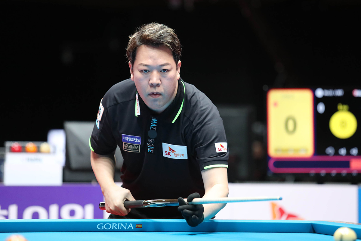 강동궁(SK렌터카)은 한국 선수 중 유일하게 마지막 날까지 살아남아 사이그너를 상대로 월드챔피언십에서 5년 만의 결승행에 도전한다.