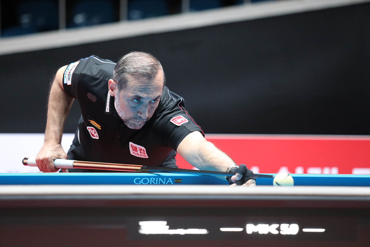 지난 시즌에 이어 2년 연속 월드챔피언십 준결승에 진출한 세미 사이그너(웰컴저축은행).