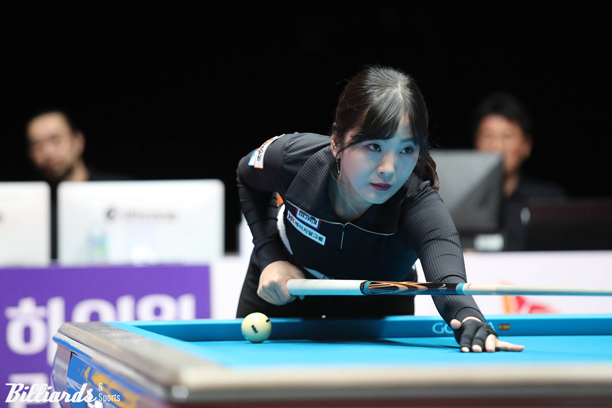 LPBA 월드챔피언십 준결승에 처음 진출해 결승행을 노렸던 김상아.  사진=제주/이용휘 기자